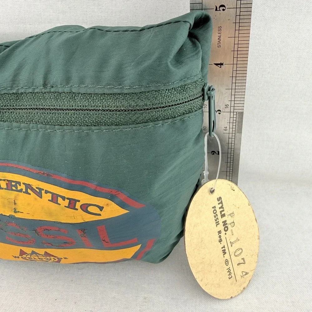 Vintage Fossil Packable‎ Duffel Bag 90s Y2K Carry On Camping Nylon Tote Gorpcore